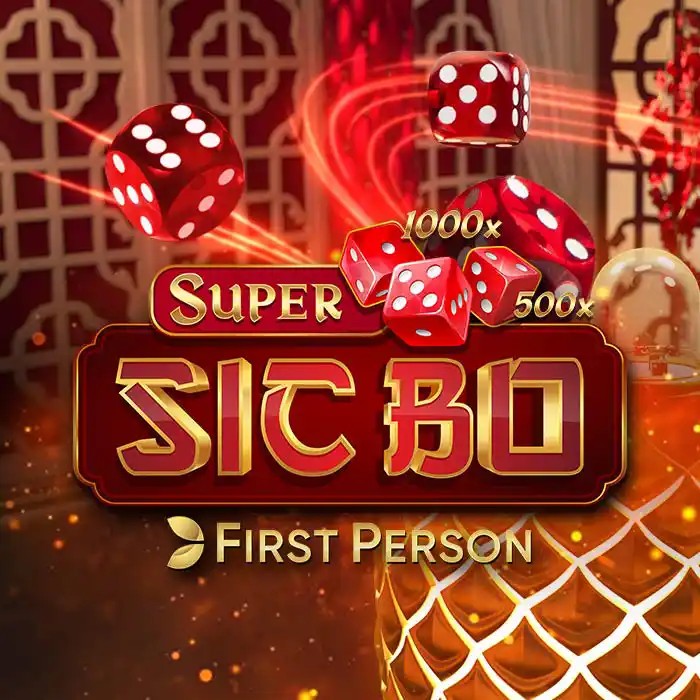 Super Sic Bo casino game by Evolution – featured logo at Pistolo