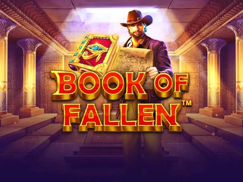 Book of the Fallen slot logo by Pragmatic Play at Pistolo