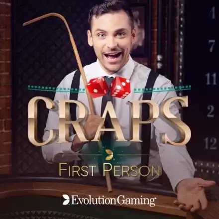 First Person Craps by Evolution, showcased at pistolo-greece.com – game logo