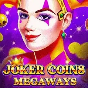Official Megaways logo: Joker Coins Megaways by Onlyplay at Pistolo